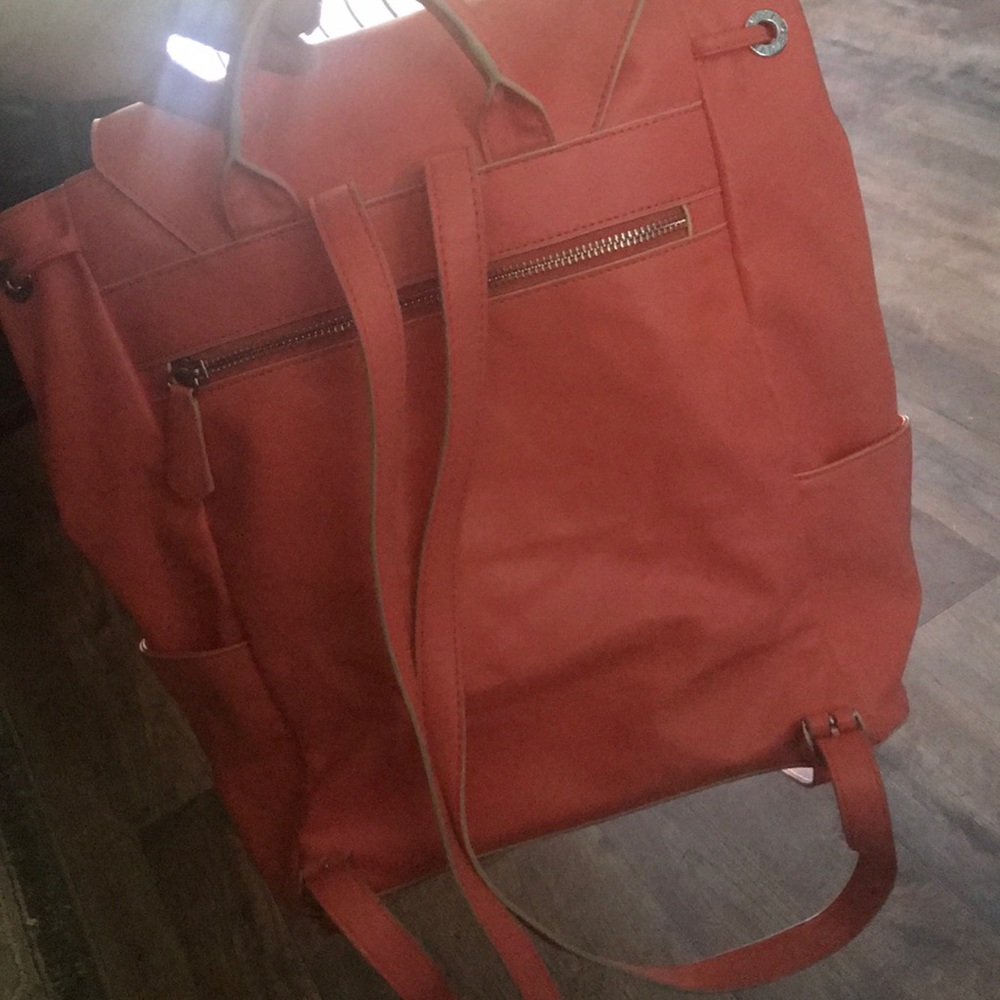 Vera Bradley backpack bag coral color - Picture 7 of 10